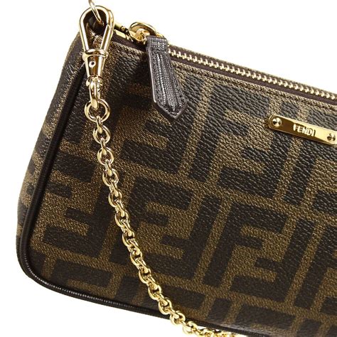 brown Fendi Clutch bags for Women 